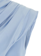One-Shoulder Long Dress Gabriela Light Blue