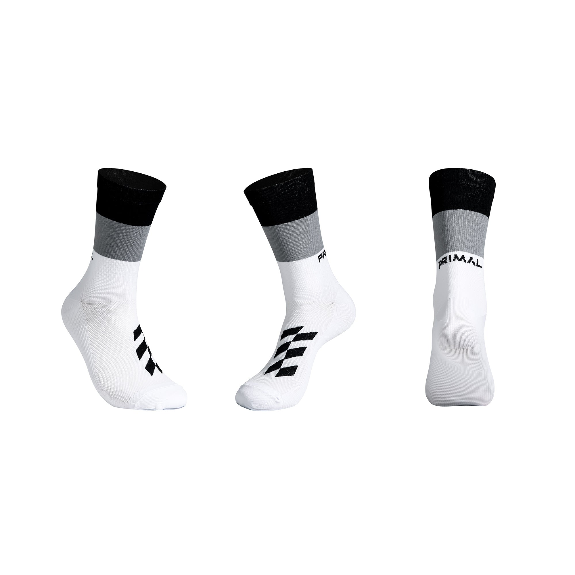 Alitios Black + Grey Tread Socks