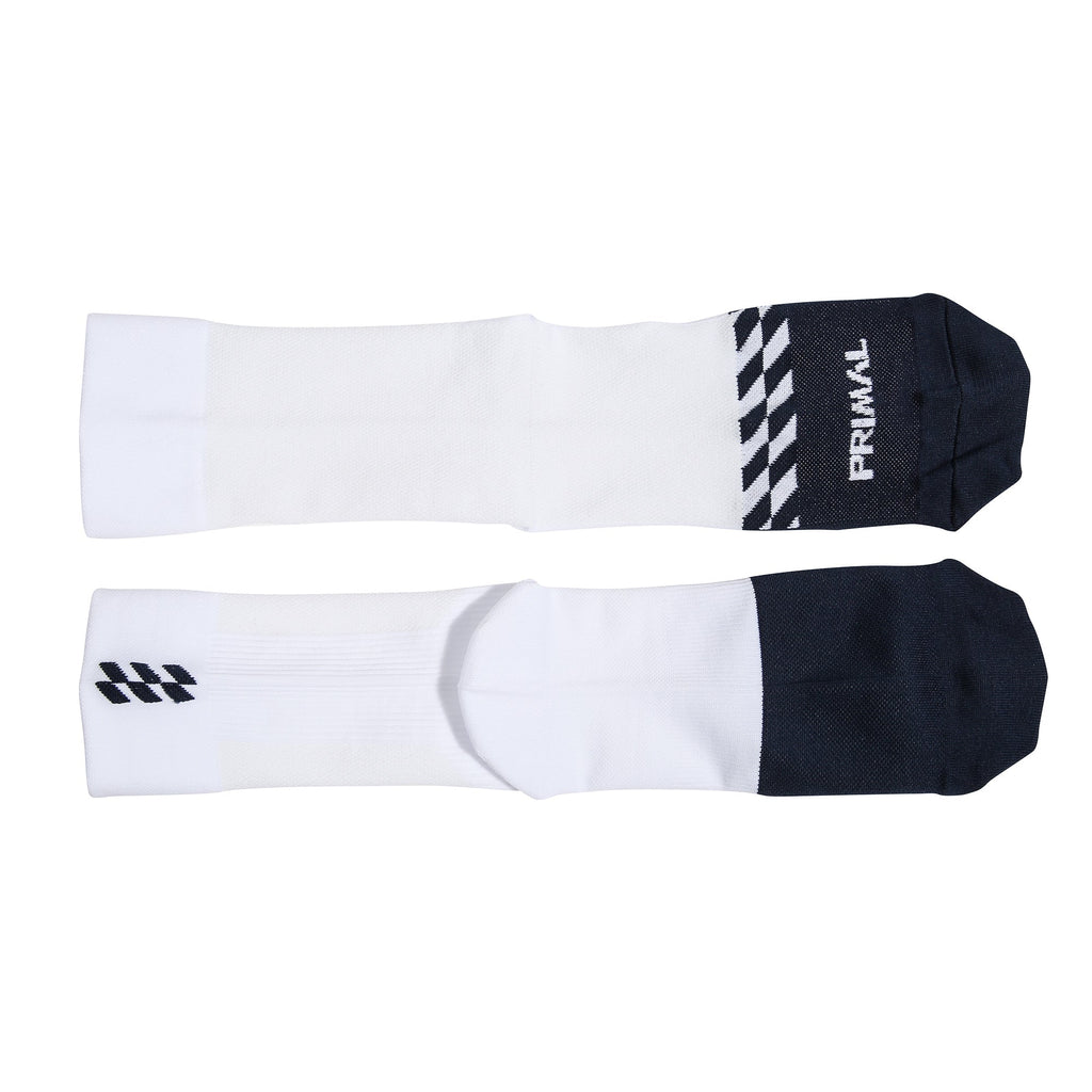 Alitios White + Navy Tread Socks