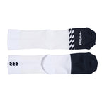 Alitios White + Navy Tread Socks