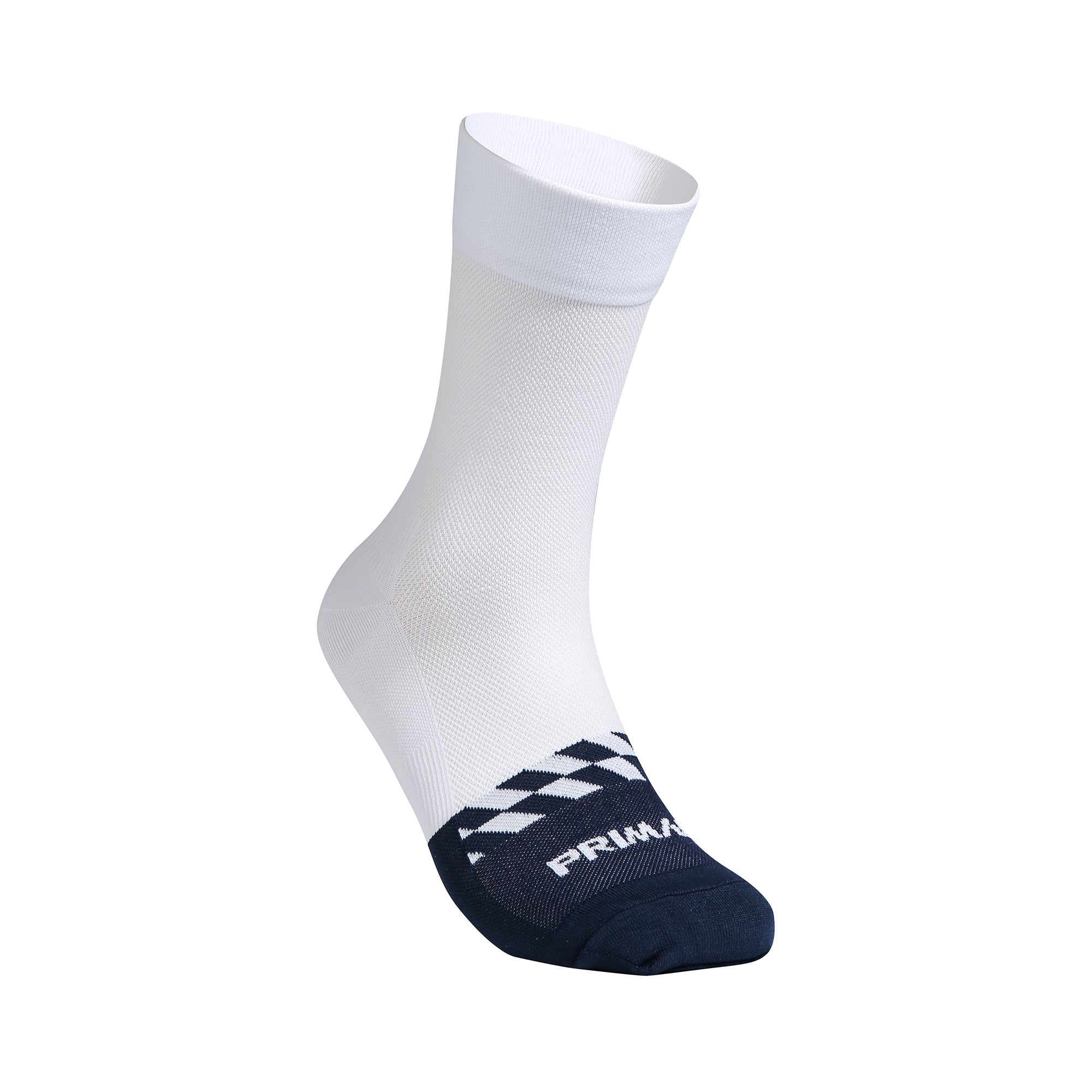 Alitios White + Navy Tread Socks