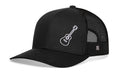 Acoustic Guitar Trucker Hat  |  Music Snapback