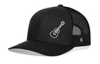 Acoustic Guitar Trucker Hat  |  Music Snapback