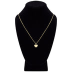Cubic Zirconia 14K Gold Filled Heart Pendant Necklace Set