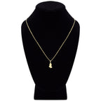 Cubic Zirconia Praying Hands Pendant 14K Gold Filled Necklace Set