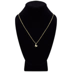 CZ Butterfly Cubic Zirconia Pendant With Necklace Set 14K Gold Filled