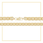 14K Gold Filled Mariner Chain Necklace 24" 6.8 mm