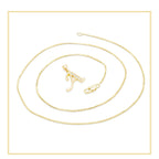 Alphabet A-Z Initial Letter CZ Pendant 14K Gold Filled Box Chain Set 18" 20" 24" Women Necklace Set