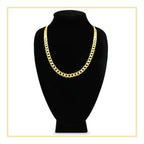 Diamond Cut Cuban Link 14K Gold Filled Necklace 24" 9 mm