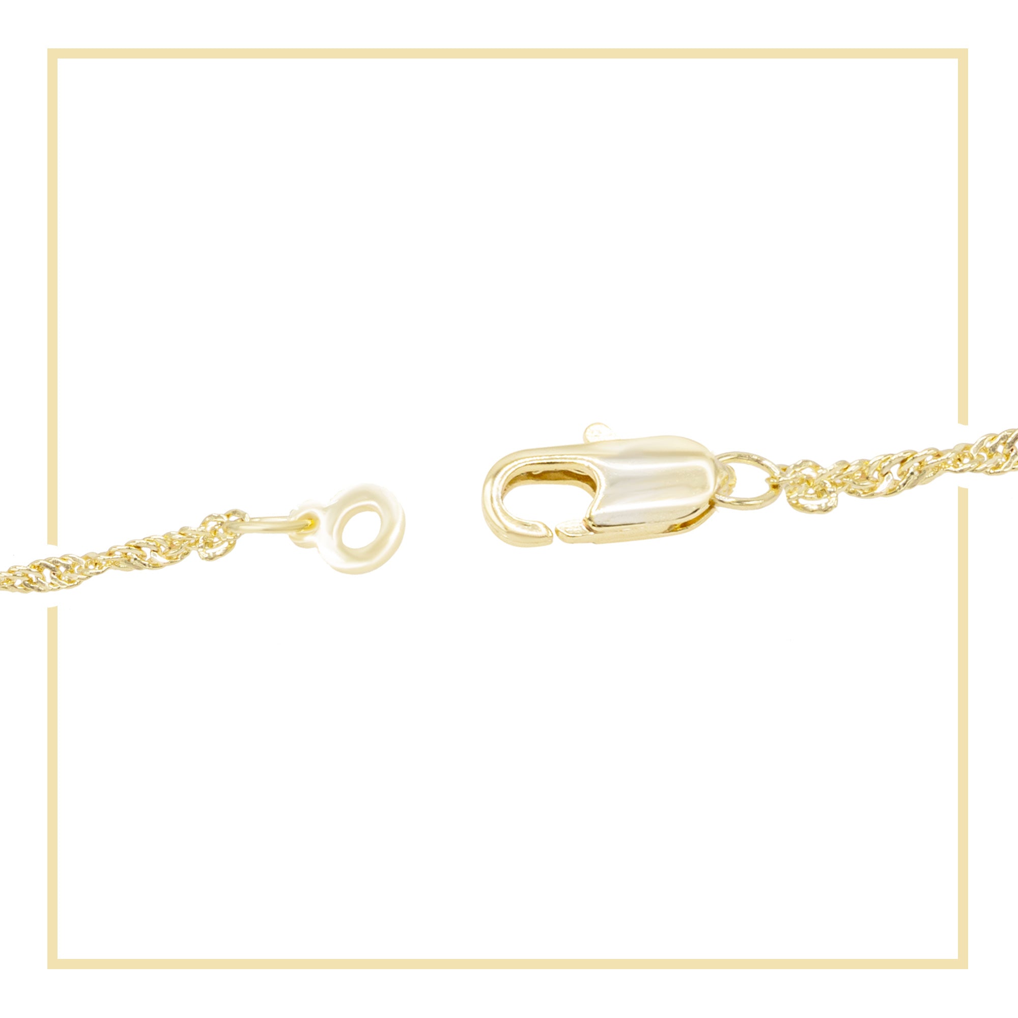 Alphabet A-Z Initial Letter CZ Pendant 14K Gold Filled Rope Chain Set 18" 20" 24" Women