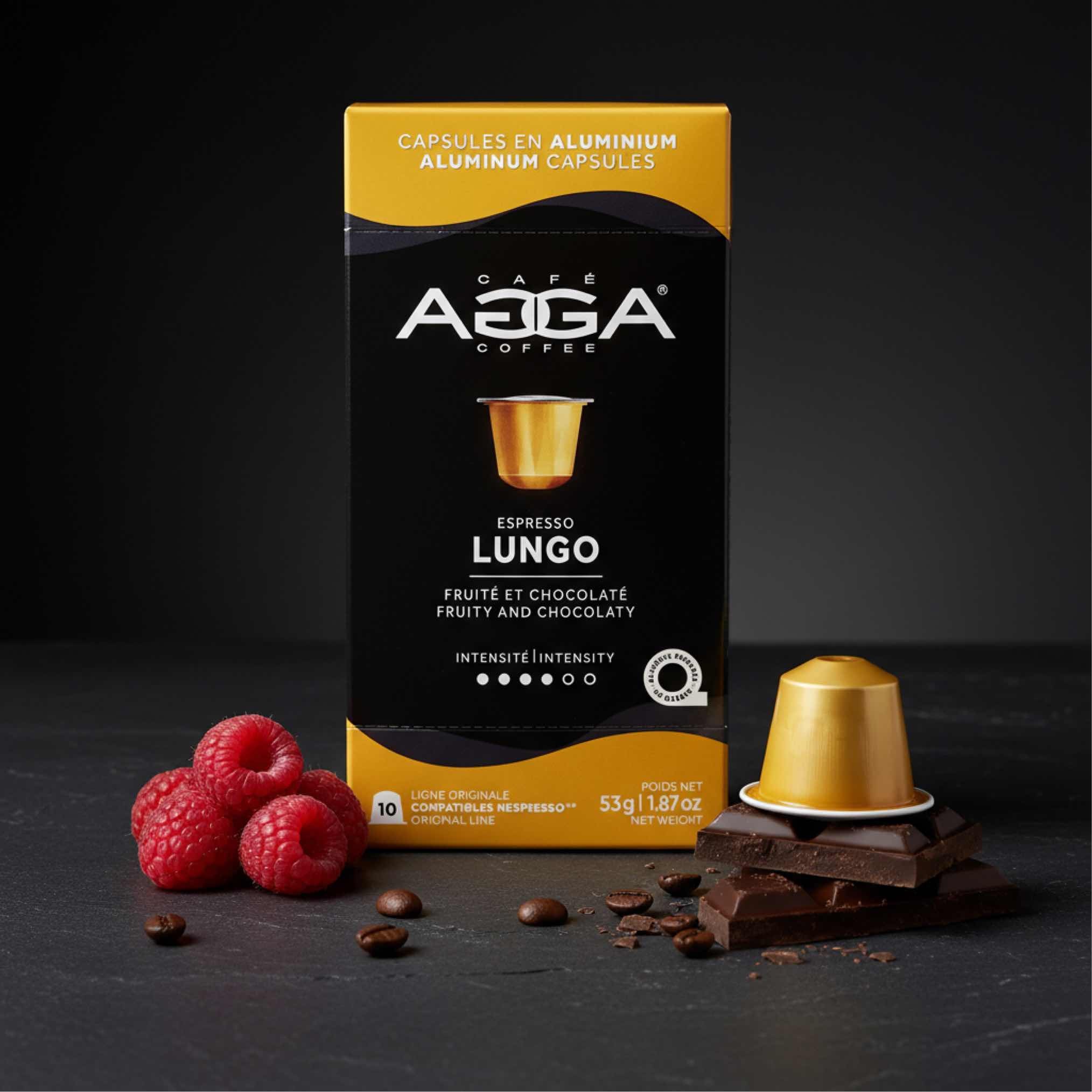 Cafe Agga Pods: Lungo (10x)