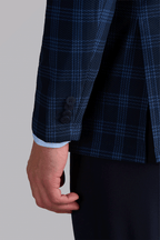 AIR Blazer // Navy Blue Plaid