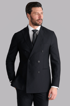 AIR Double Breasted Blazer // Black