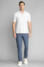 AIR Zip Polo Solid // White