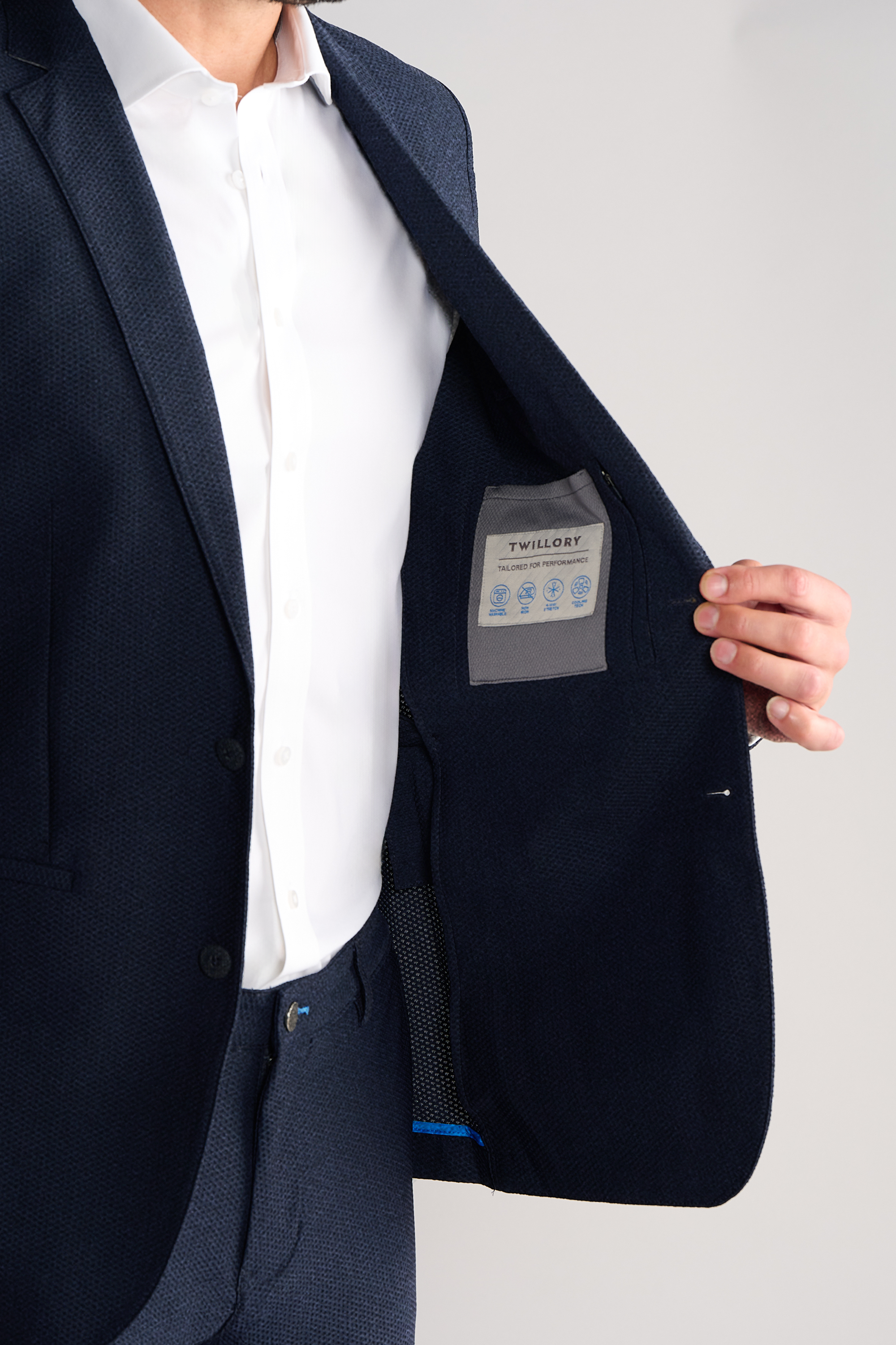 AIR Blazer // Heather Navy