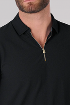 AIR Zip Polo Solid // Black