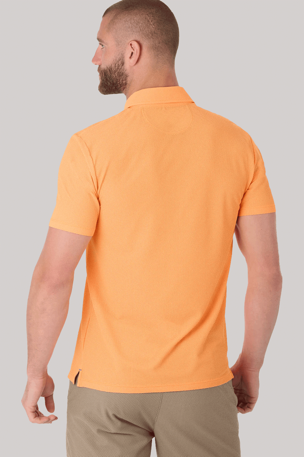 AIR Zip Polo Solid // Orange