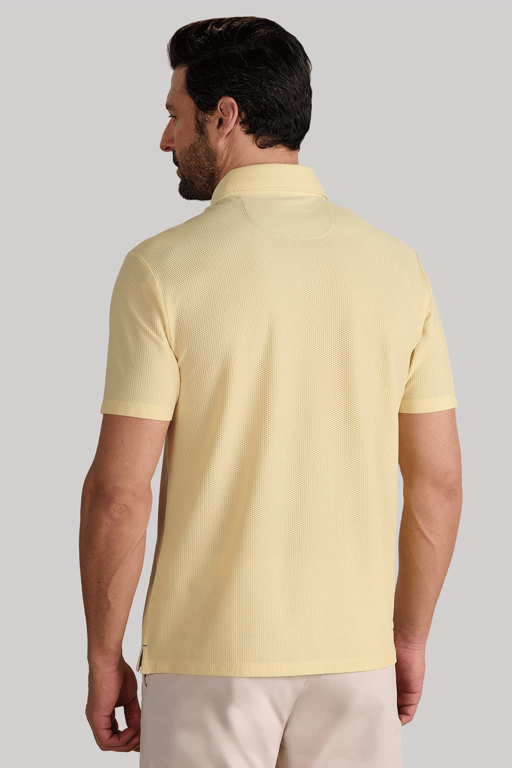 AIR Zip Polo Solid // Yellow