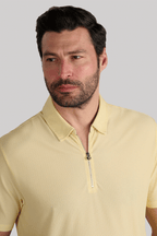 AIR Zip Polo Solid // Yellow