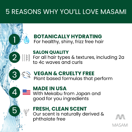 MASAMI Mekabu Hydrating Travel Styling Cream