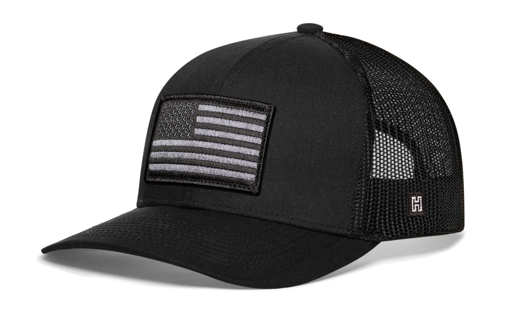 American Flag Trucker Hat  |  USA Tactical Snapback