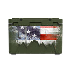 American Flag Hard Cooler