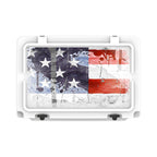 American Flag Hard Cooler