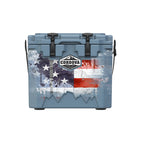 American Flag Hard Cooler