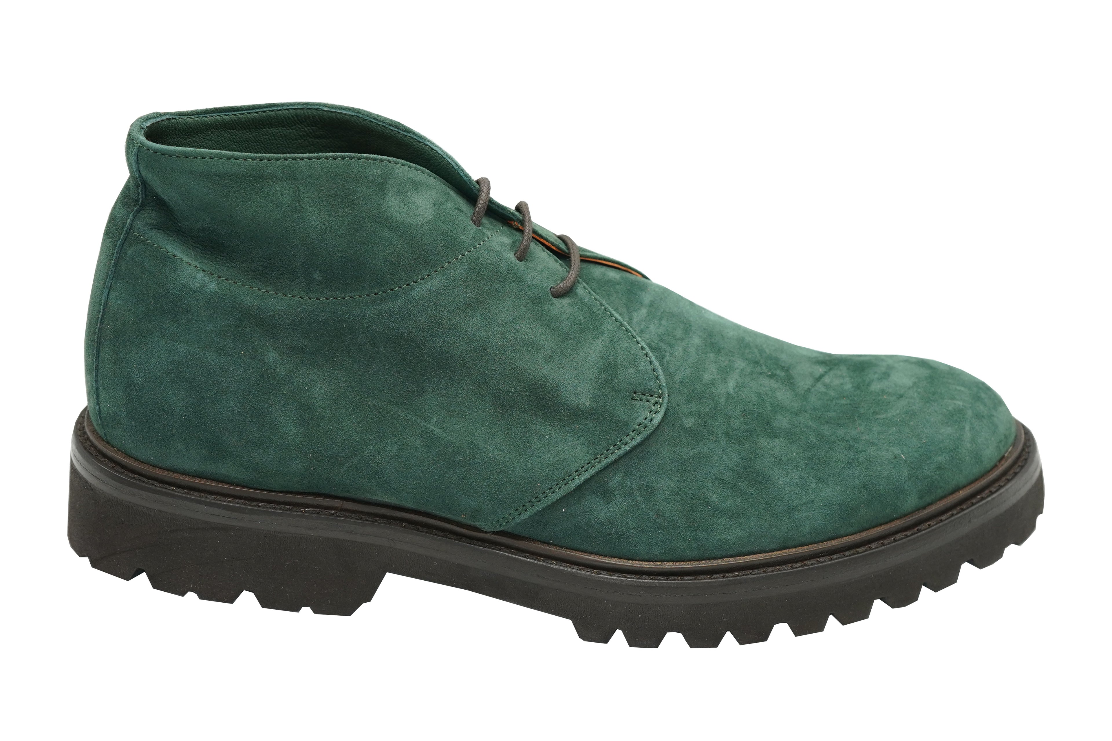 Andrea Ventura Chucca T Suede Lace-Up Boots w/ Lug Sole