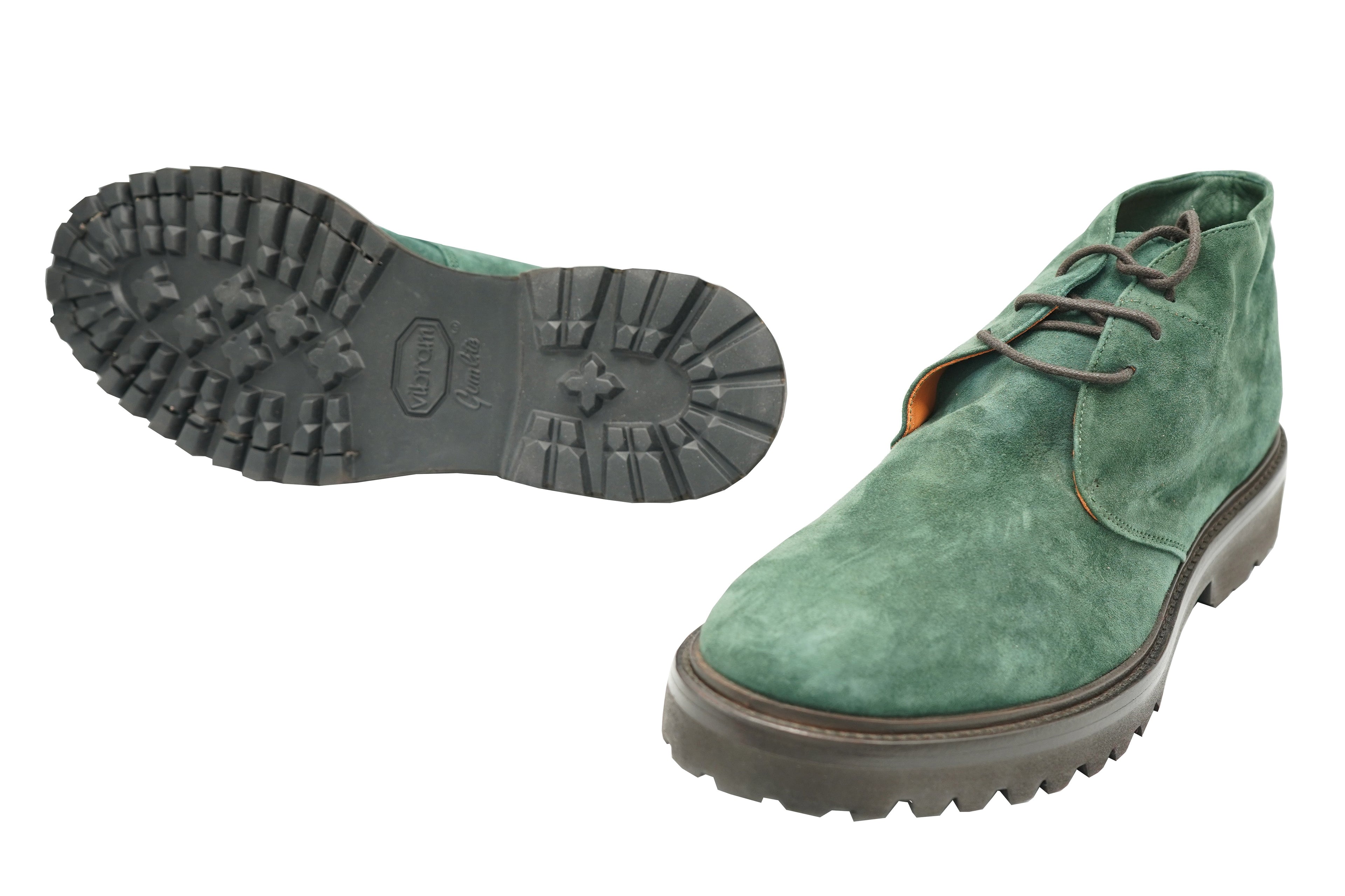 Andrea Ventura Chucca T Suede Lace-Up Boots w/ Lug Sole