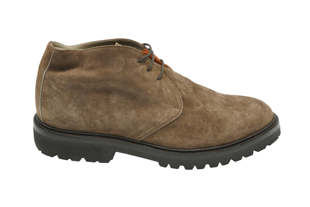 Andrea Ventura Chucca T Suede Lace-Up Boots w/ Lug Sole