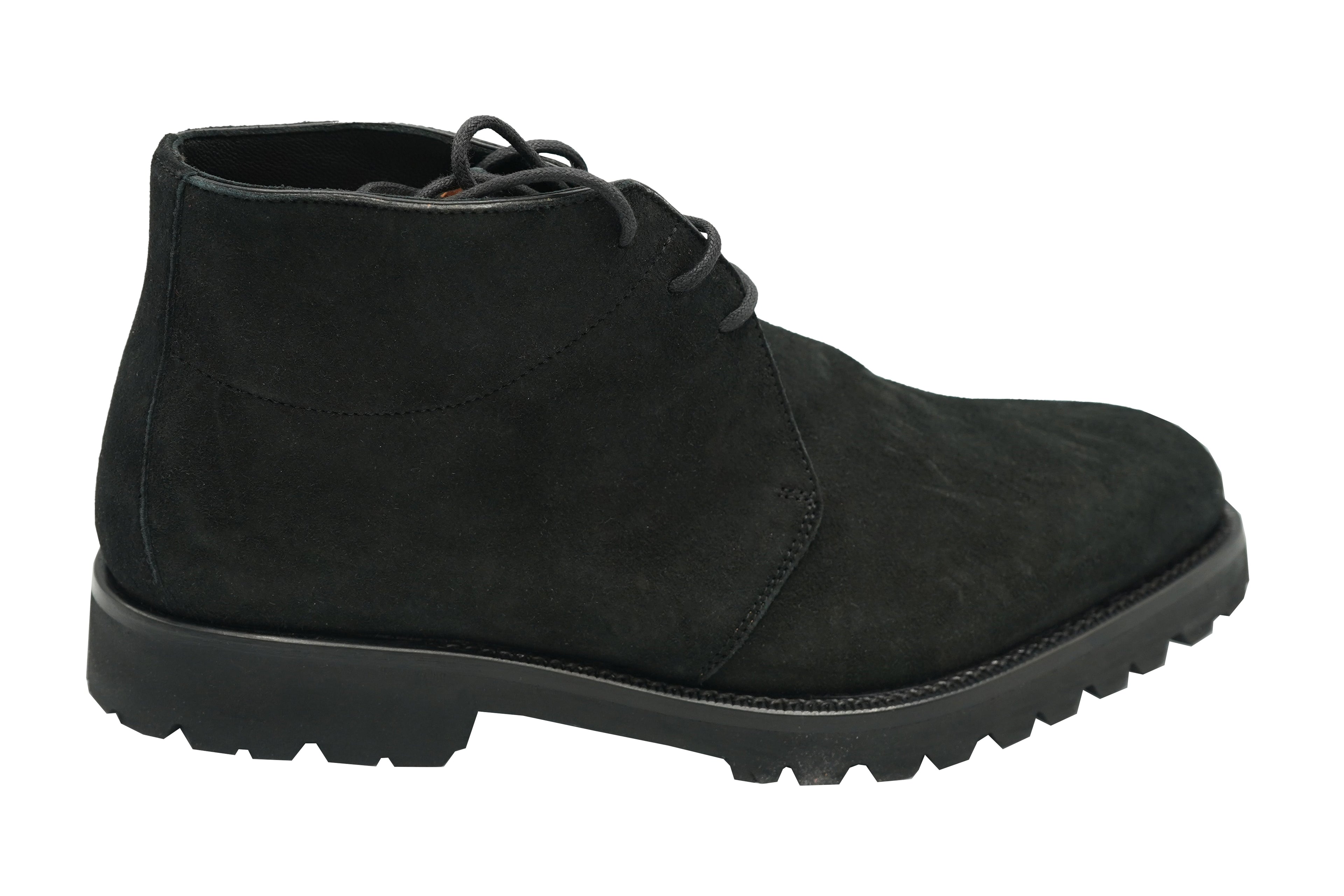 Andrea Ventura Pitti T Suede Lace-Up Boots w/ Lug Sole