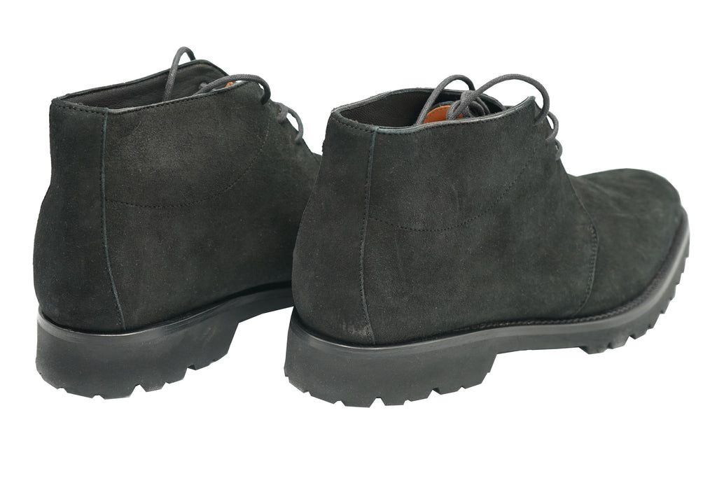 Andrea Ventura Pitti T Suede Lace-Up Boots w/ Lug Sole