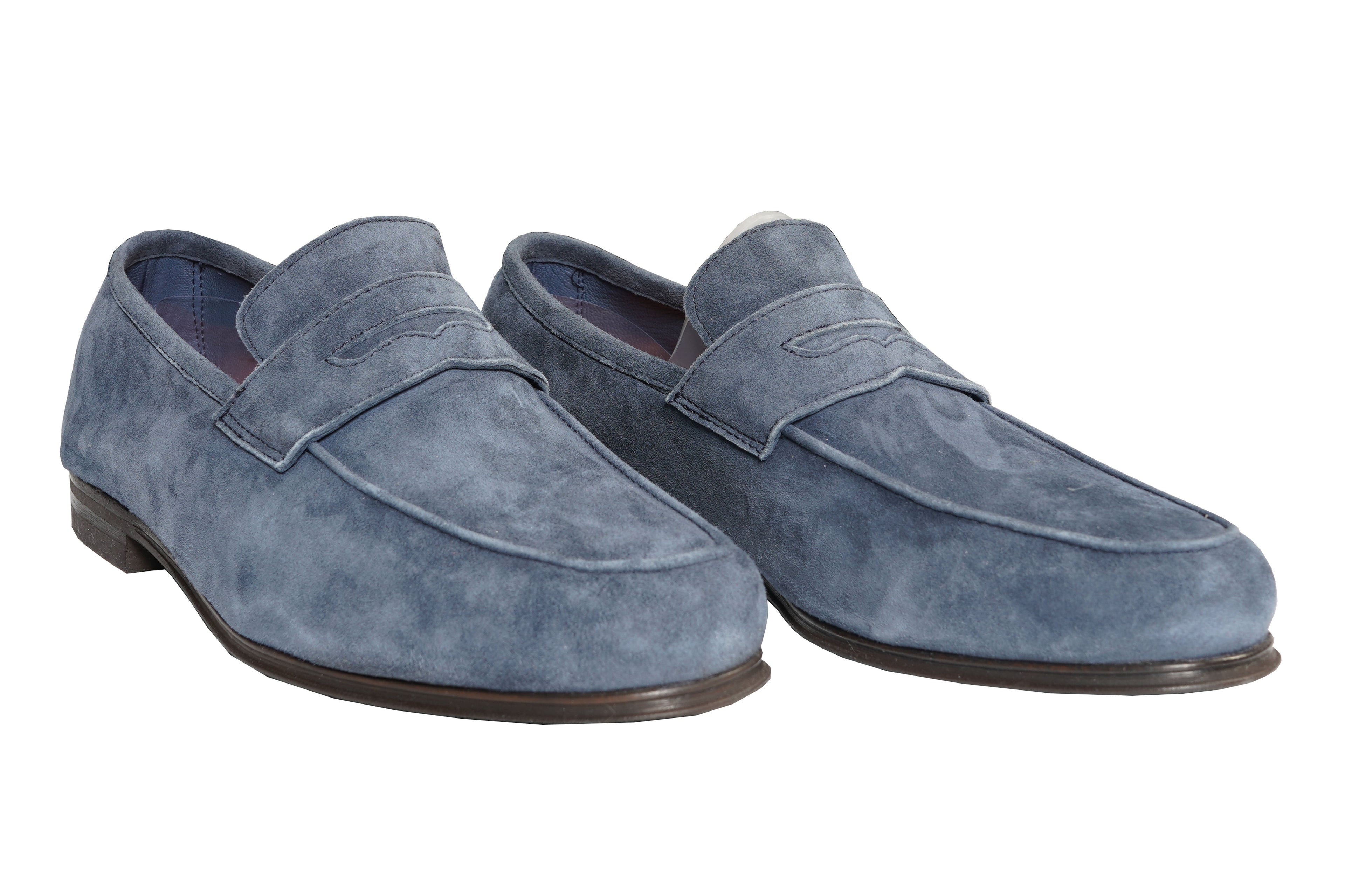 Andrea Ventura Suede Short Penny Loafers