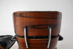 Early 1st Generation Eames Lounge Chair and Ottoman in Brazilian Rosewood finished in Gunstock Oil by Herman Miller