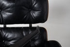 Early 1st Generation Eames Lounge Chair and Ottoman in Brazilian Rosewood finished in Gunstock Oil by Herman Miller
