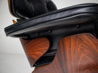 Early 1st Generation Eames Lounge Chair and Ottoman in Brazilian Rosewood finished in Gunstock Oil by Herman Miller