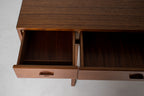 Peter Lovig Mid Century Danish Teak Flip Top Desk