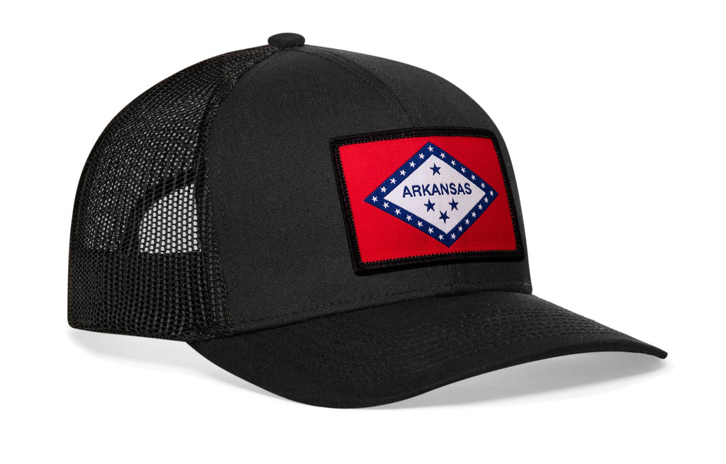 Arkansas Flag Trucker Hat  |  AR Snapback