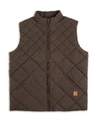 Arthur Quilted Waxed Down Vest