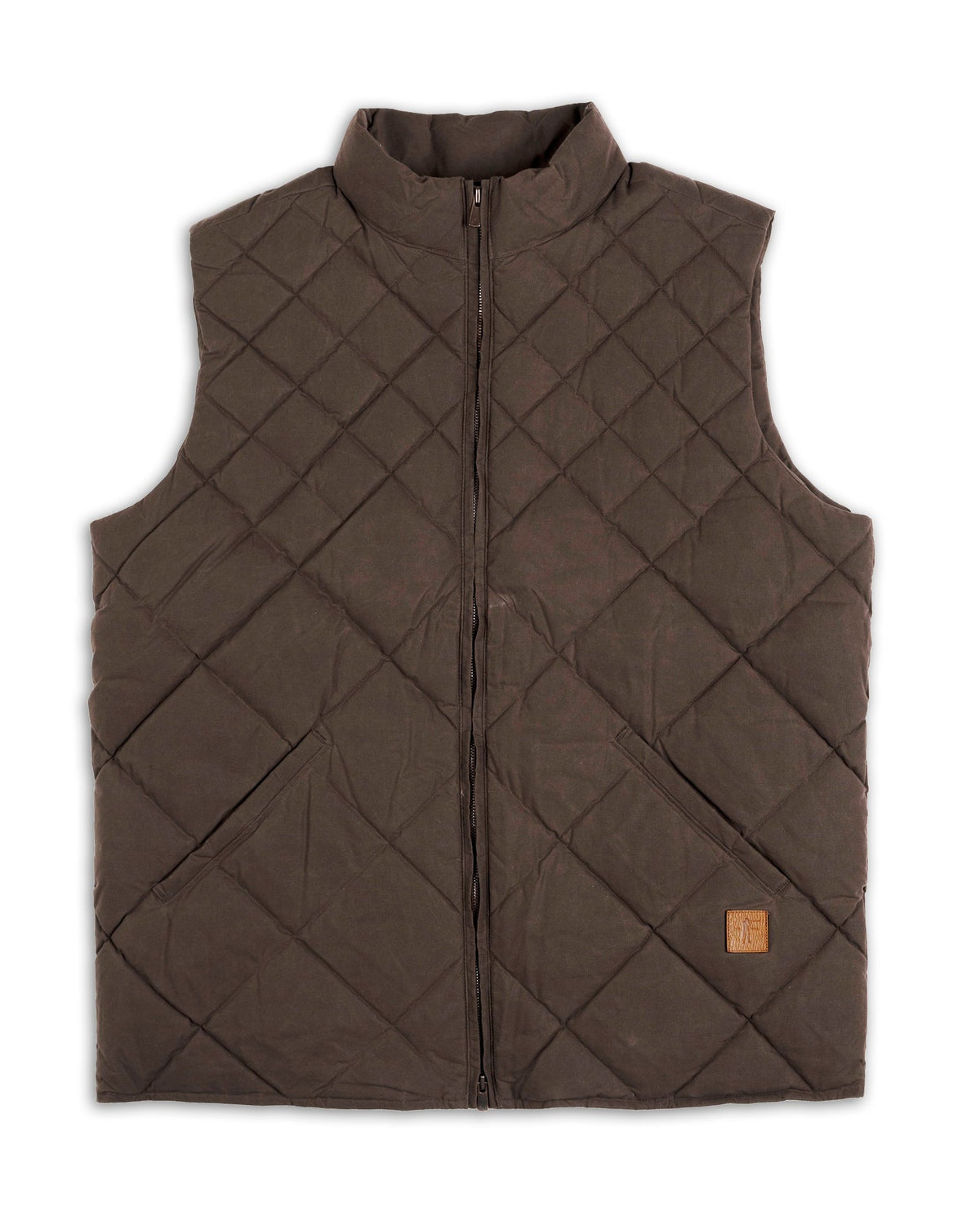 Arthur Quilted Waxed Down Vest