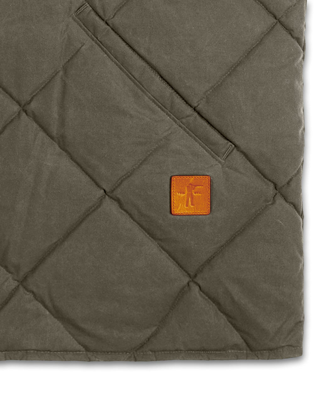 Arthur Quilted Waxed Down Vest