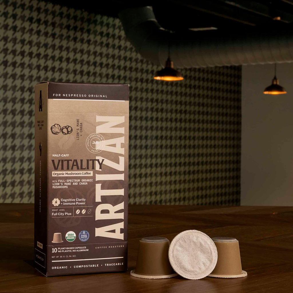 Artizan Pods: Organic Vitality Mushroom (10x)