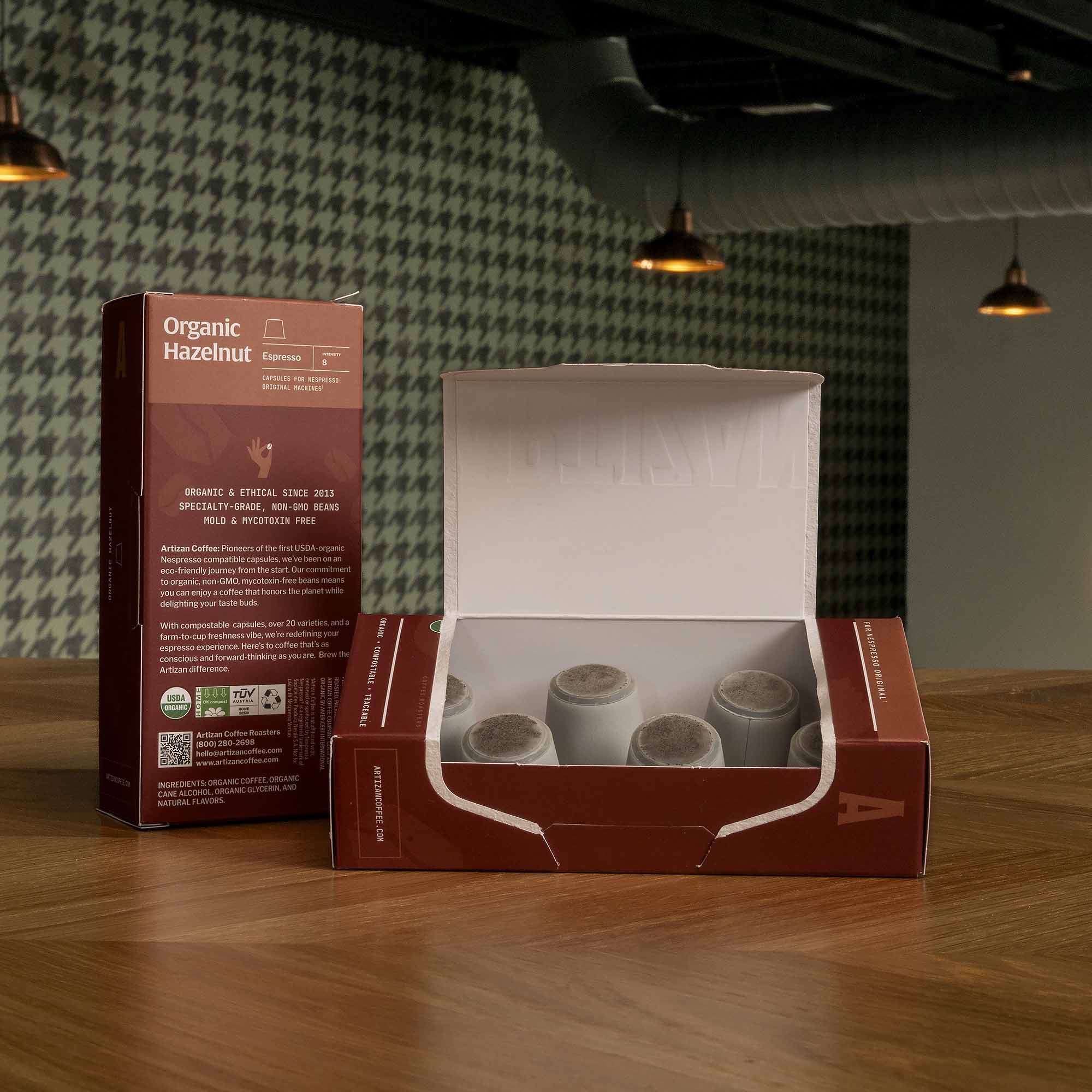 Artizan Pods: Organic Hazelnut (10x)