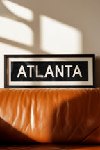 Framed Atlanta Georgia Bus Scroll