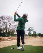 Performance Golf Hoodie - Dark Azalea
