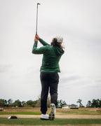 Performance Golf Hoodie - Dark Azalea