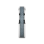 AUGUSTUS Blue Carbon Fiber Inlay Tungsten Carbide Band - 4mm - 10mm