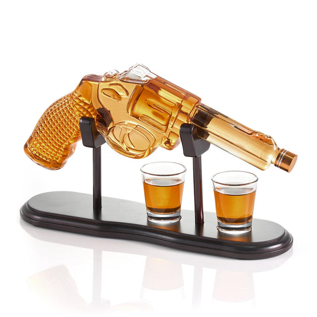 Gun Whiskey Decanter Set