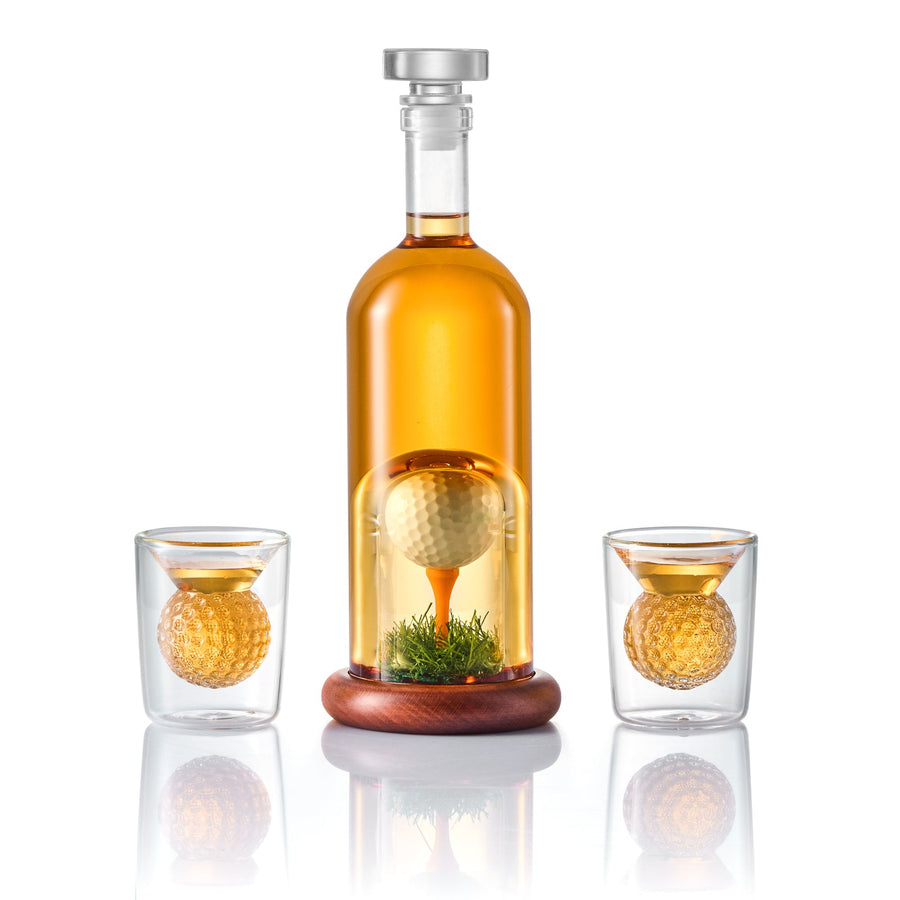 Golf Liquor Decanter Set